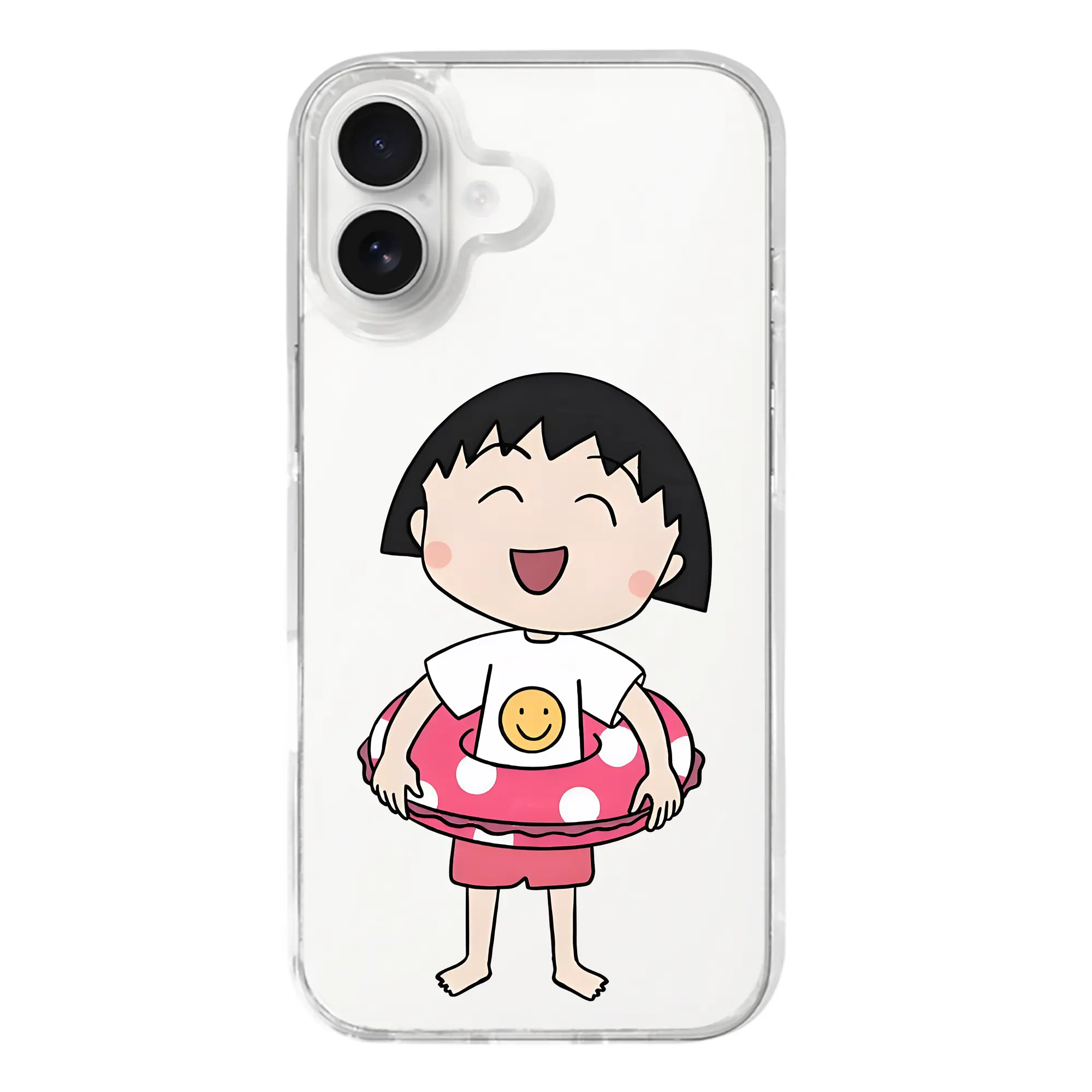 ちびまる子ちゃん グッズ さくら ももこ - iPhone 17シリーズ 透明スマホケース – 薄型・耐衝撃・精密フィット保護カバー